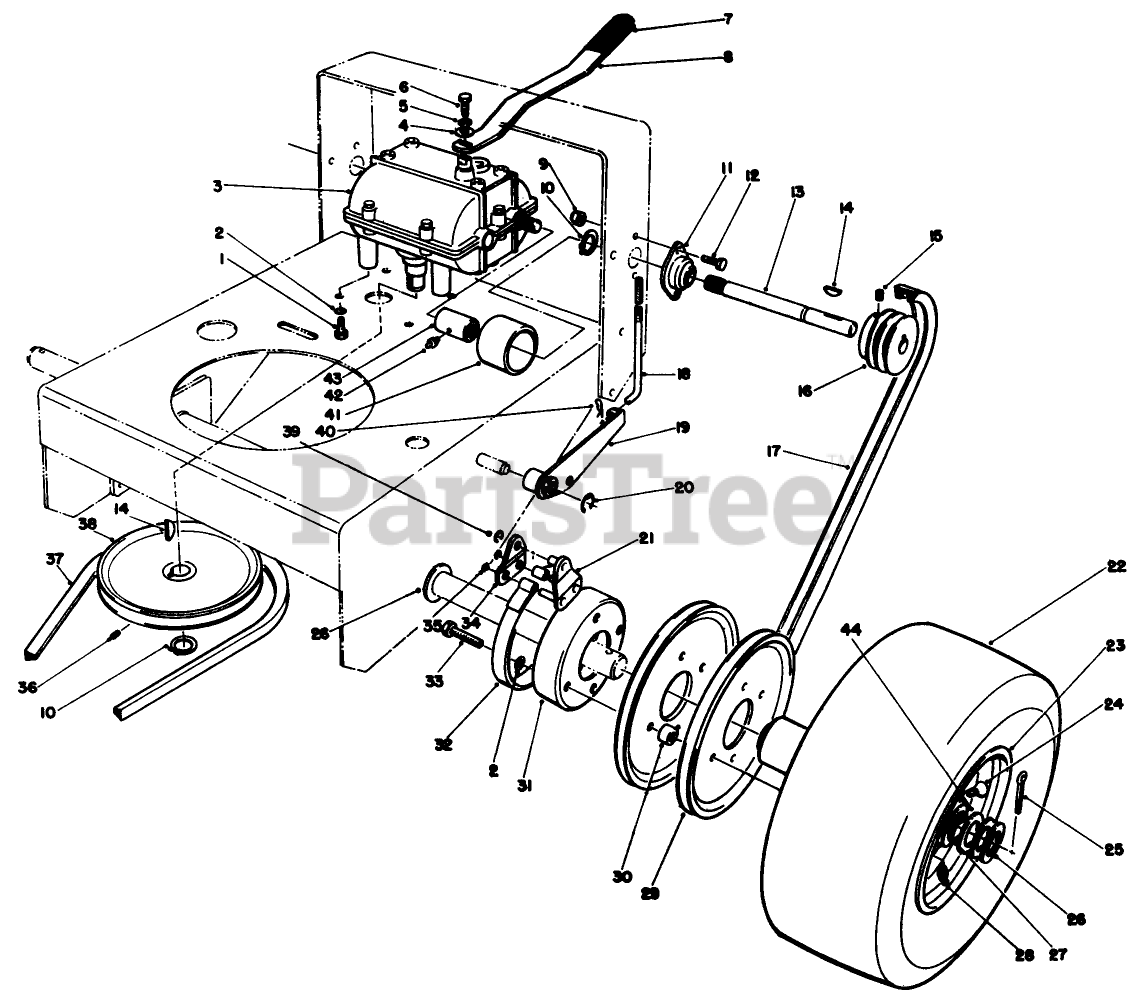 Toro 30113 - Toro ProLine Walk-Behind Mower, Gear Drive, 8hp (SN ...