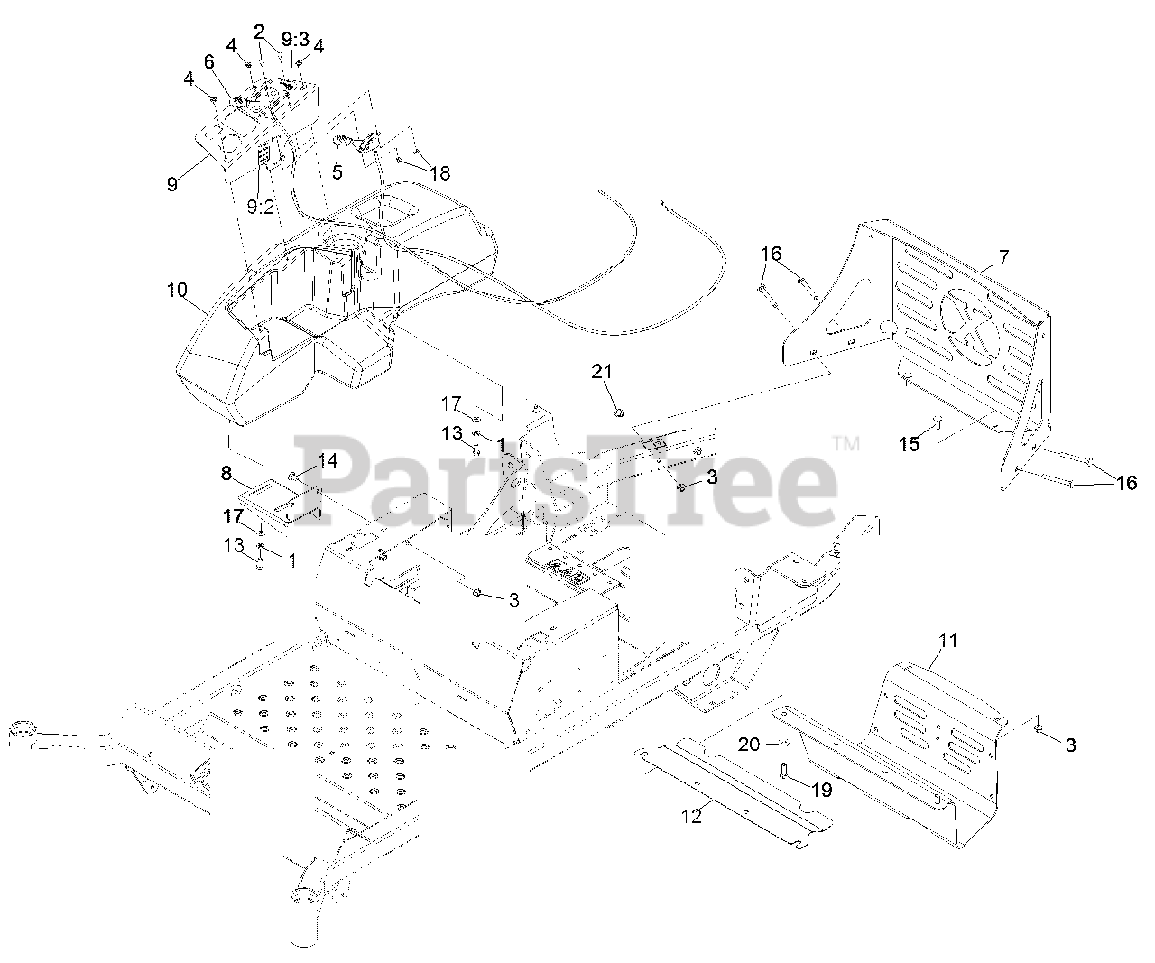 Exmark PNS710GKC48300 - Exmark 48