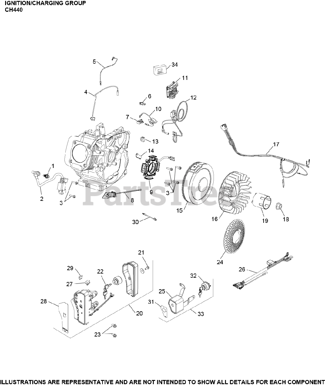 Kohler Ch440 Parts List 2961