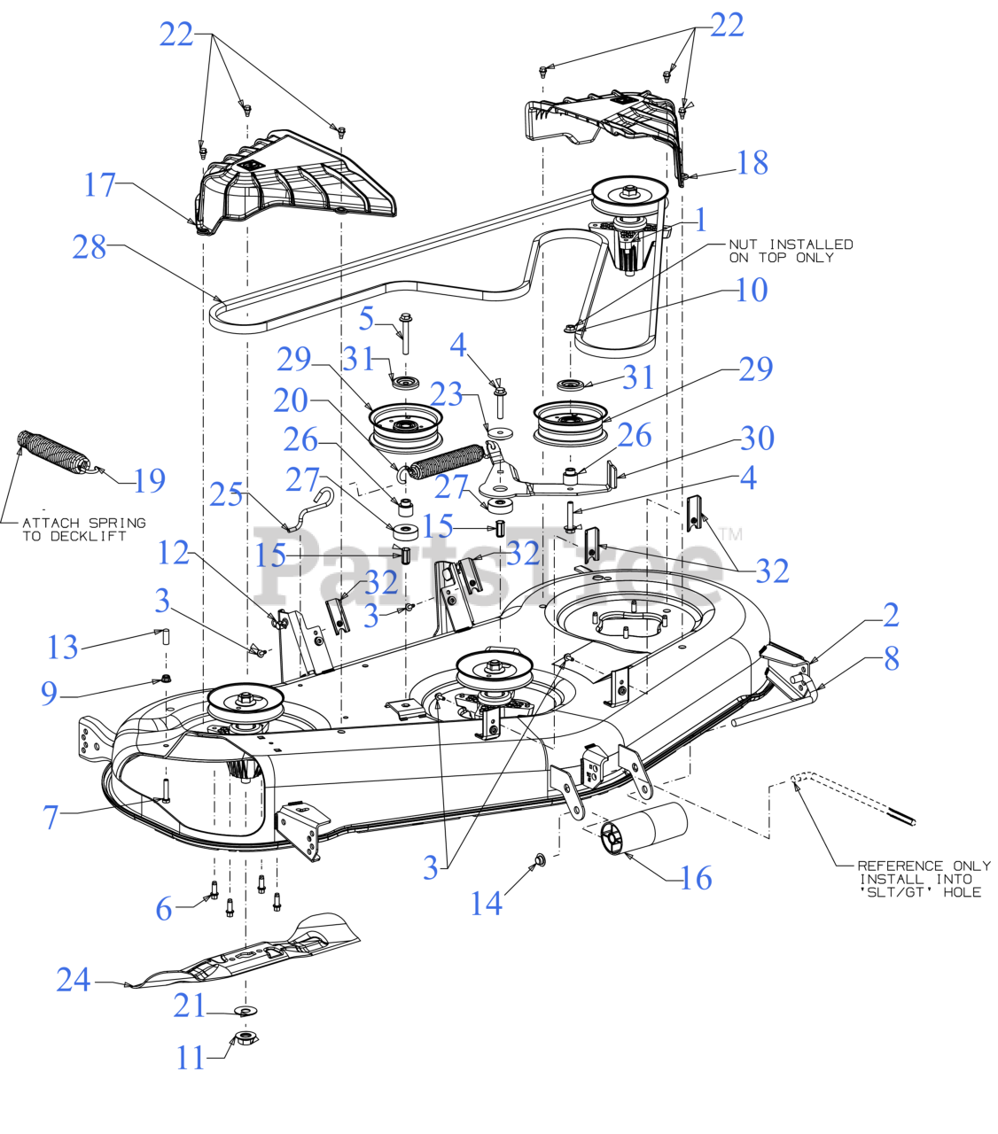 Craftsman T 3200 Cmxgram211303 13bqa2zw093 Craftsman Lawn Tractor 2022 Deck Parts Lookup