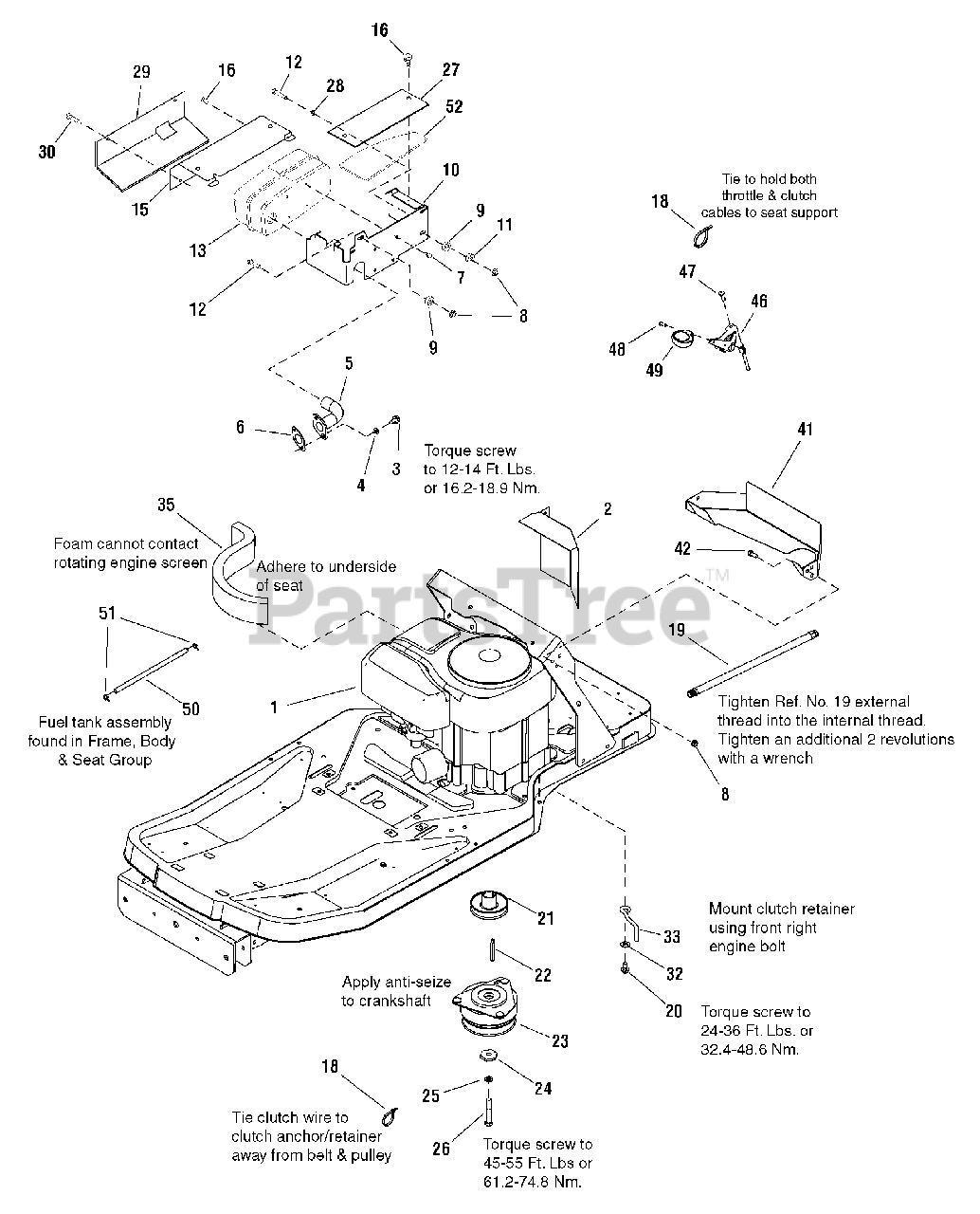 Craftsman C950-60929-0 (7800577) - Craftsman ZTS6000 Series 42