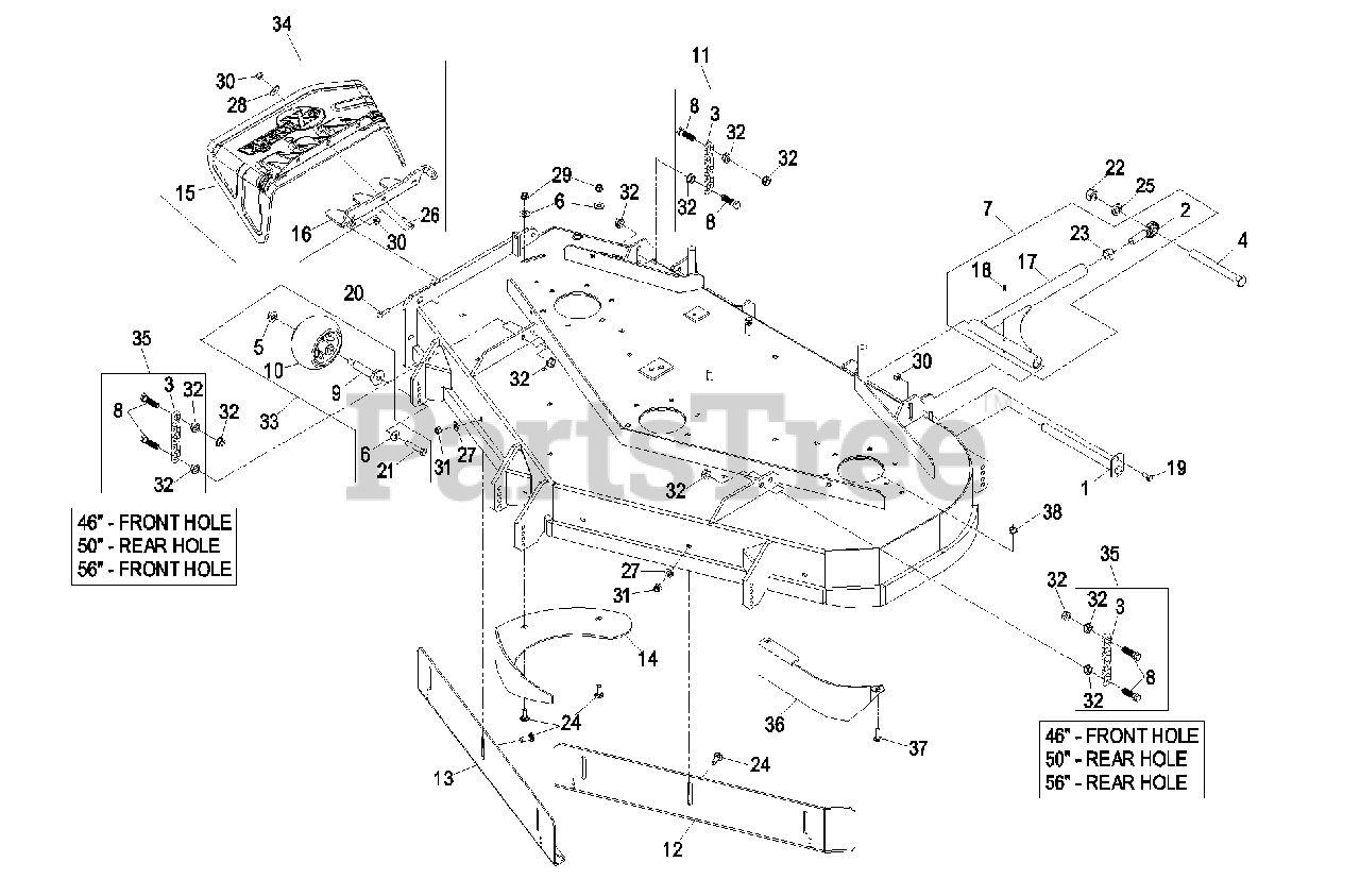 Exmark Lhp23ka505 Exmark 50 Lazer Z Hp Zero Turn Mower 23hp Kawasaki Sn 720000 789999