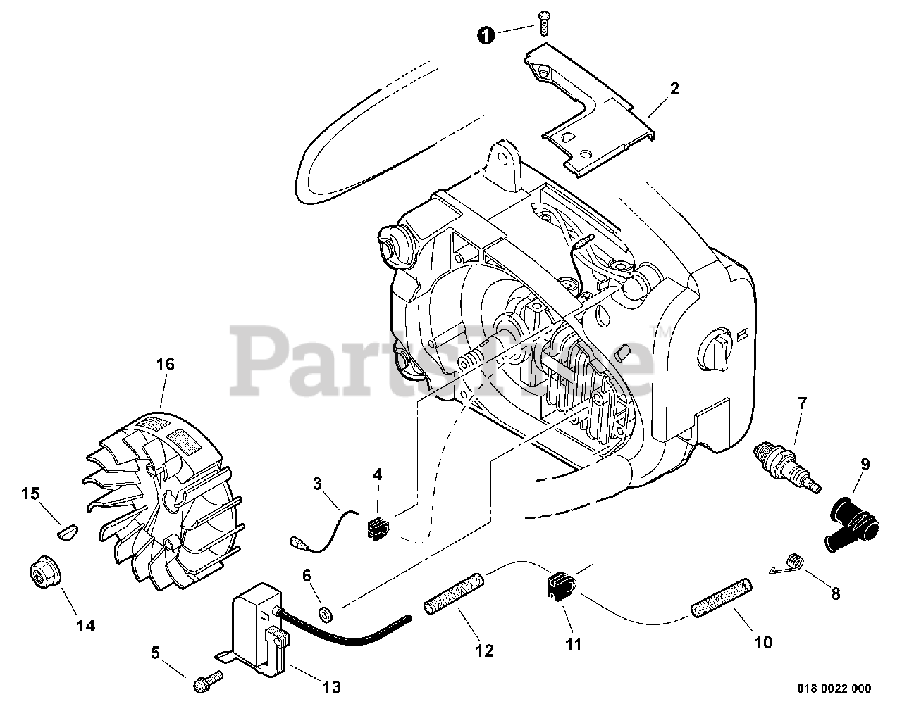 Echo CS-271T - Echo Chainsaw Parts (SN: C26411001001 - C26411999999 ...