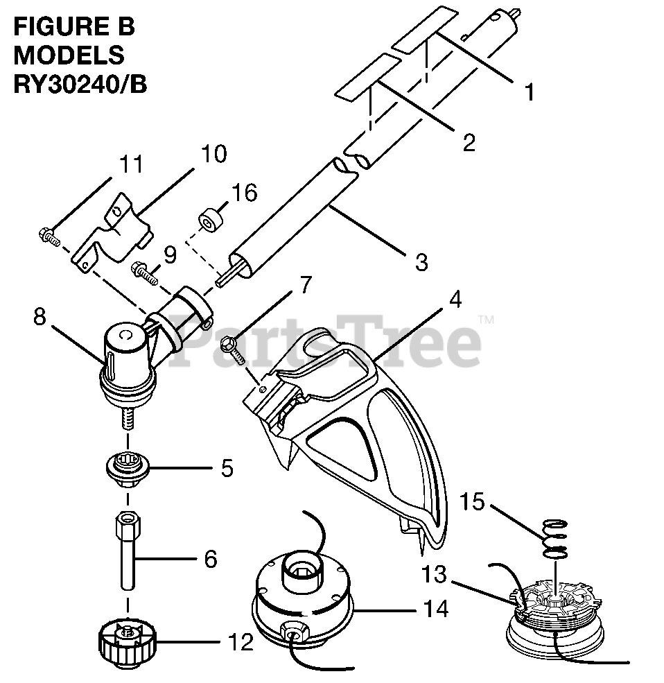 Craftsman 30cc 4-cycle Trimmer Parts Diagram