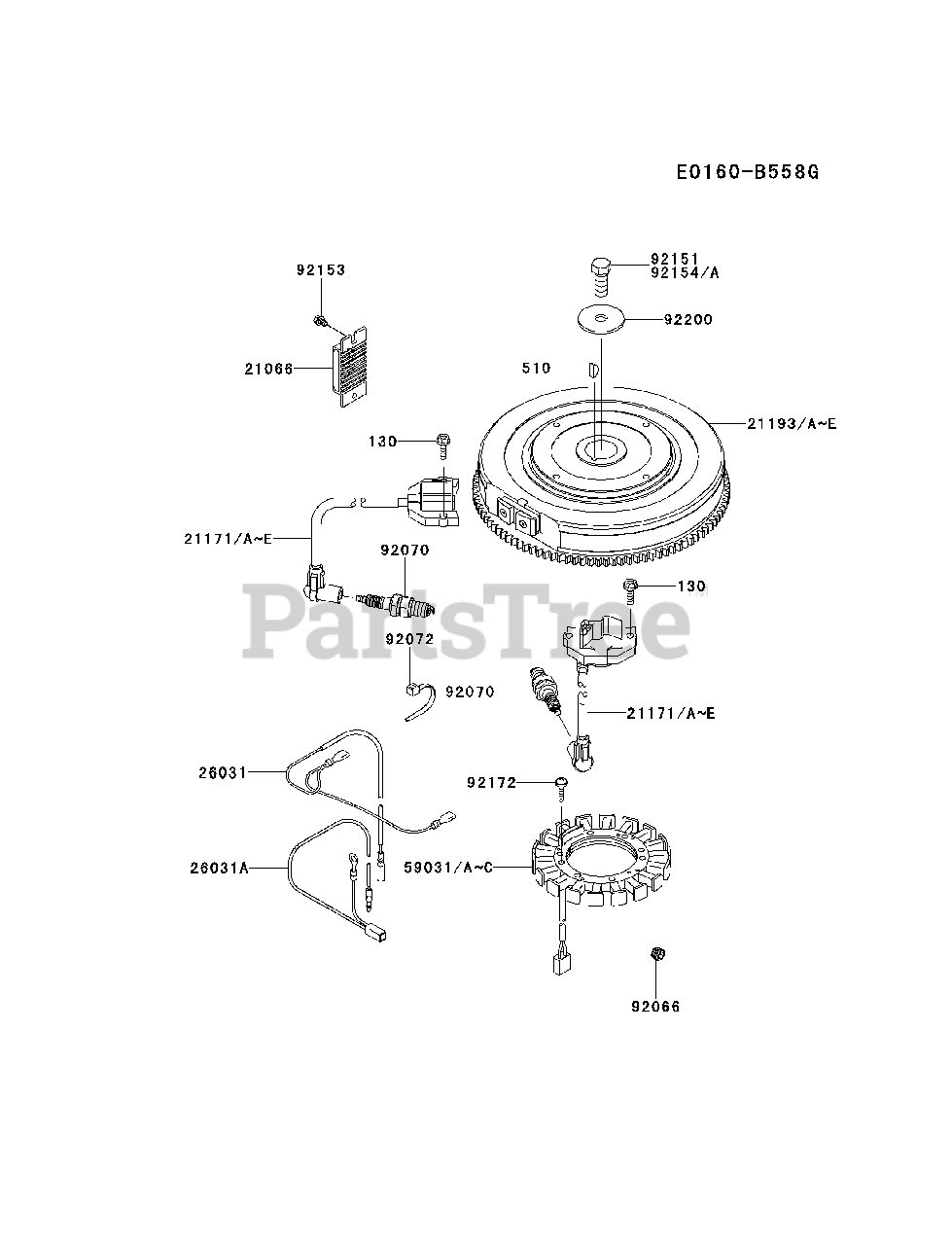 Kawasaki FX850V-DS00 - Kawasaki Engine ELECTRIC-EQUIPMENT Parts Lookup