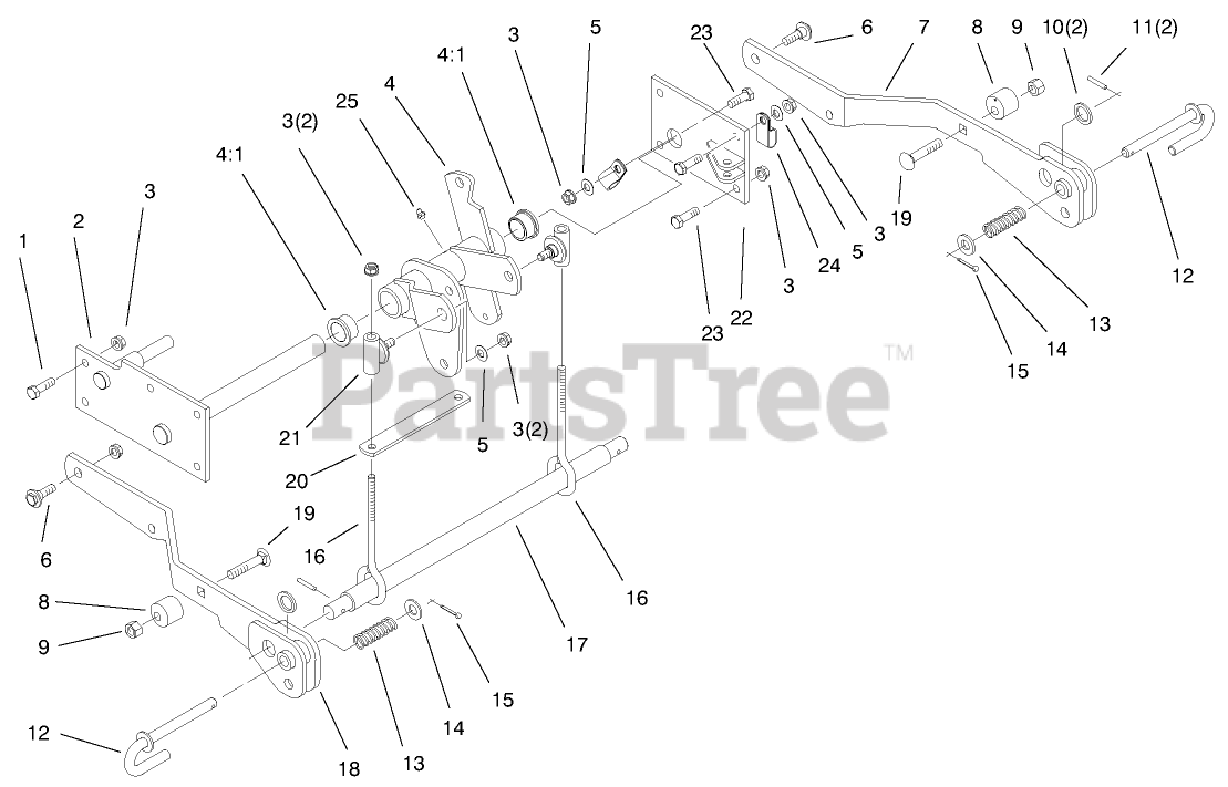 Toro 73540 (520 xi) - Toro Garden Tractor (SN: 089000001 - 089999999 ...