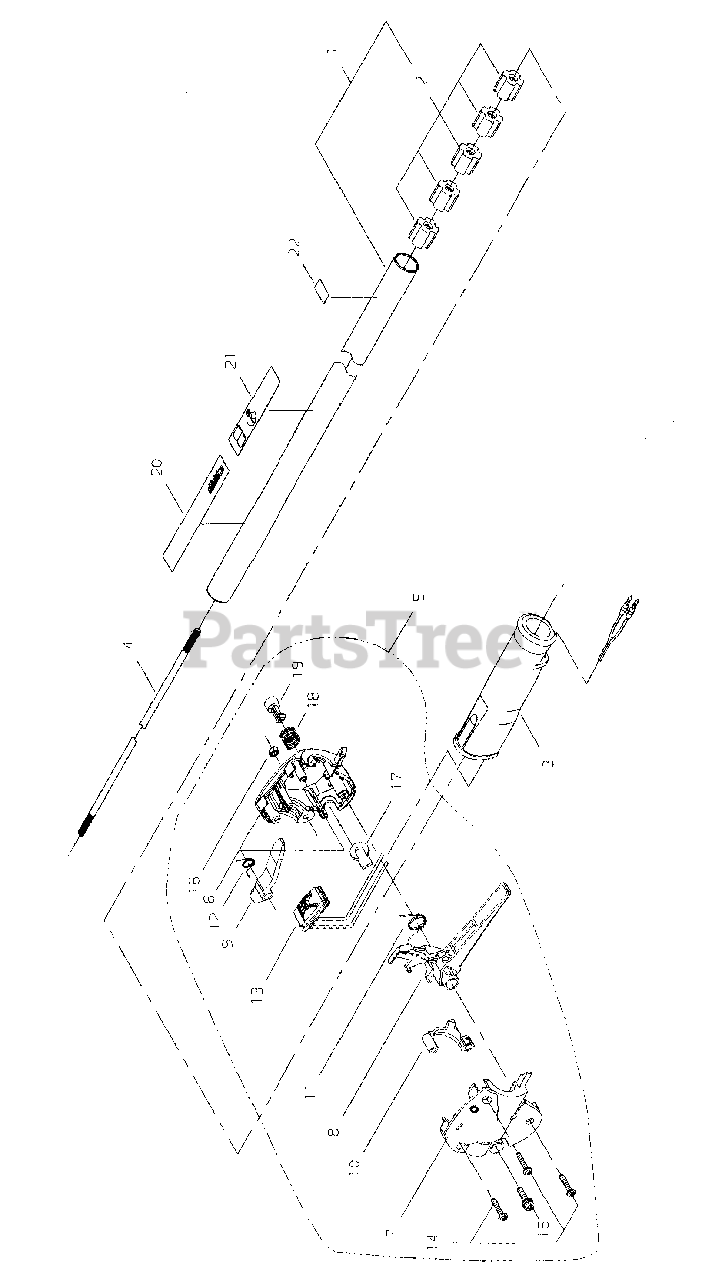 Shindaiwa T 261 X Shindaiwa String Trimmer Throttle Control Parts Lookup With Diagrams Partstree 1735