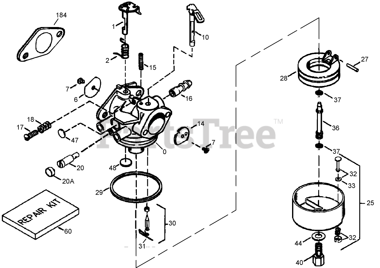 Toro 38640 (1028 LXE) - Toro 28