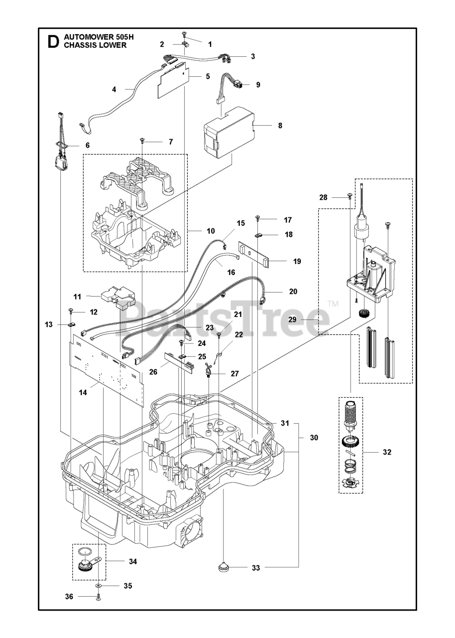 Husqvarna 505 H - Husqvarna Automower Robotic Lawn Mower (2021-01 ...