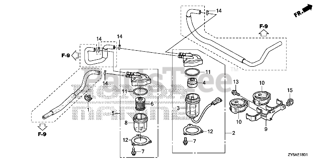 Honda BF150 AK2 LS (BANJ) - Honda Marine Engine, Made in Japan (SN