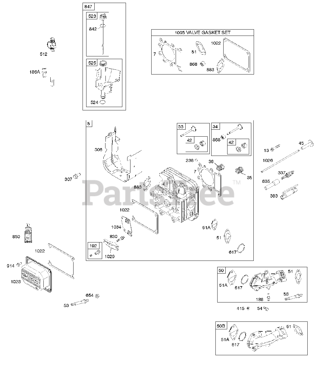 Briggs And Stratton 31p677 Parts Diagram Clearance Vintage | www ...