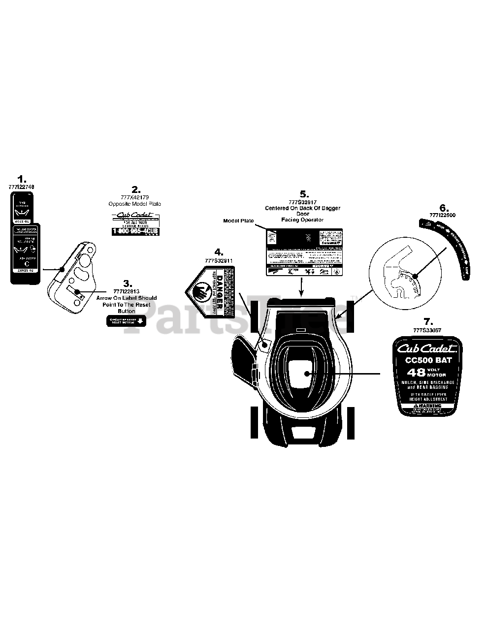 Cub discount cadet cc500