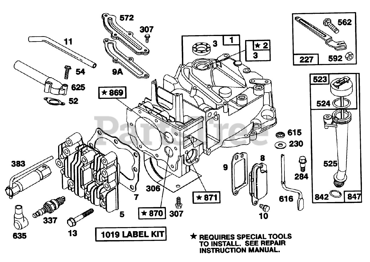 Toro 20217 - Toro Walk-Behind Mower (SN: 010000001 - 019999999) (1991 ...