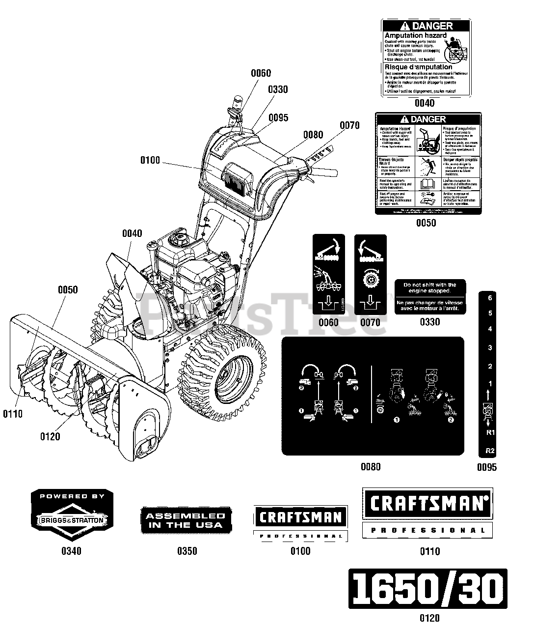 Craftsman C950-52433-0 (1696558-00) - Craftsman 30