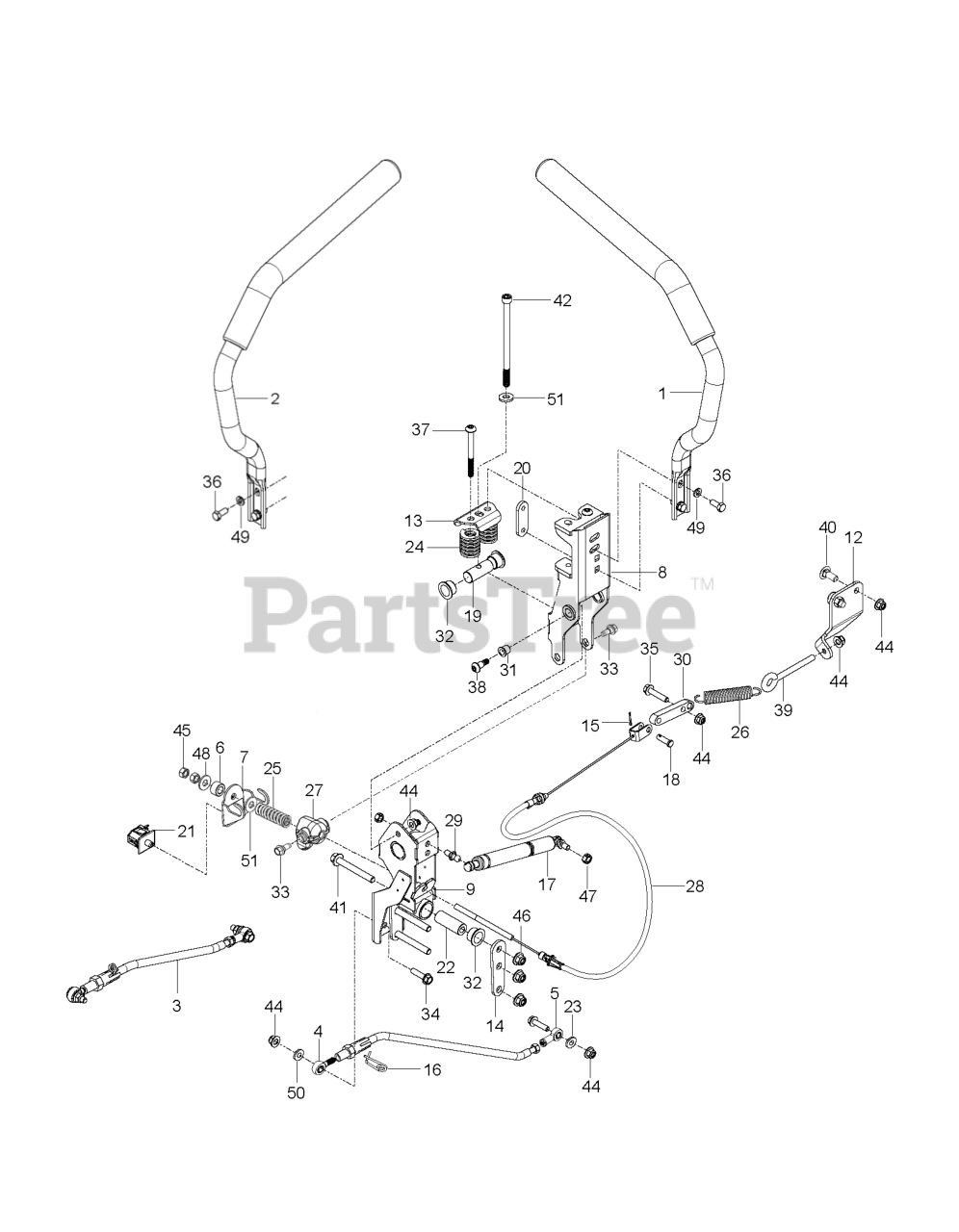 Husqvarna Z 554x Husqvarna 54" ZeroTurn Mower STEERING CONTROLS