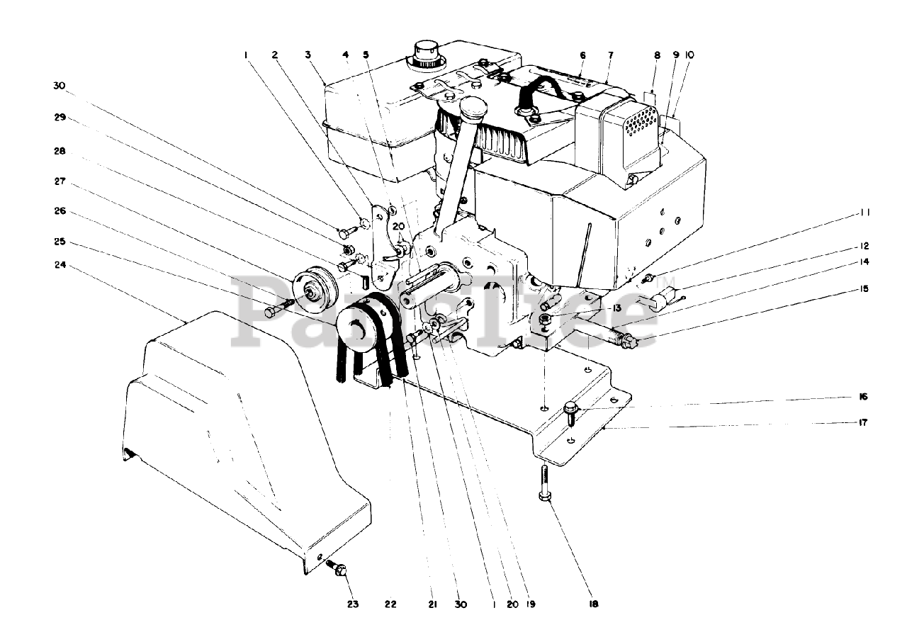 Toro 824 Snowblower Parts Diagram