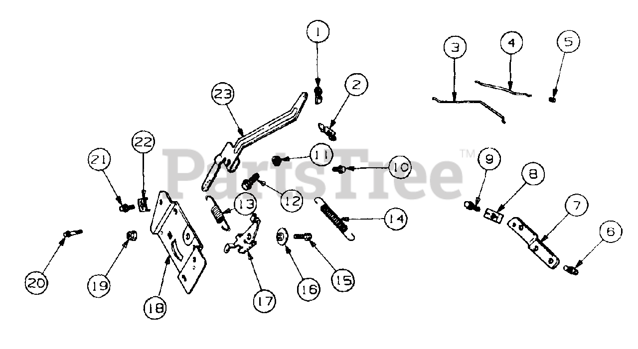 Cub Cadet 2135 13a 214f100 Cub Cadet Garden Tractor Sn 326006 And Above Engine Controls 4660