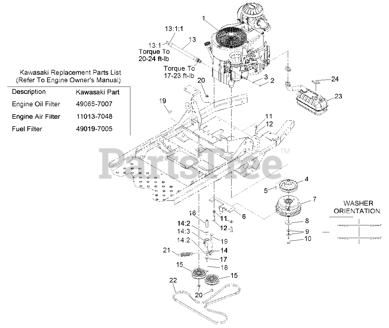 Exmark PNS651KA483 - Exmark 48