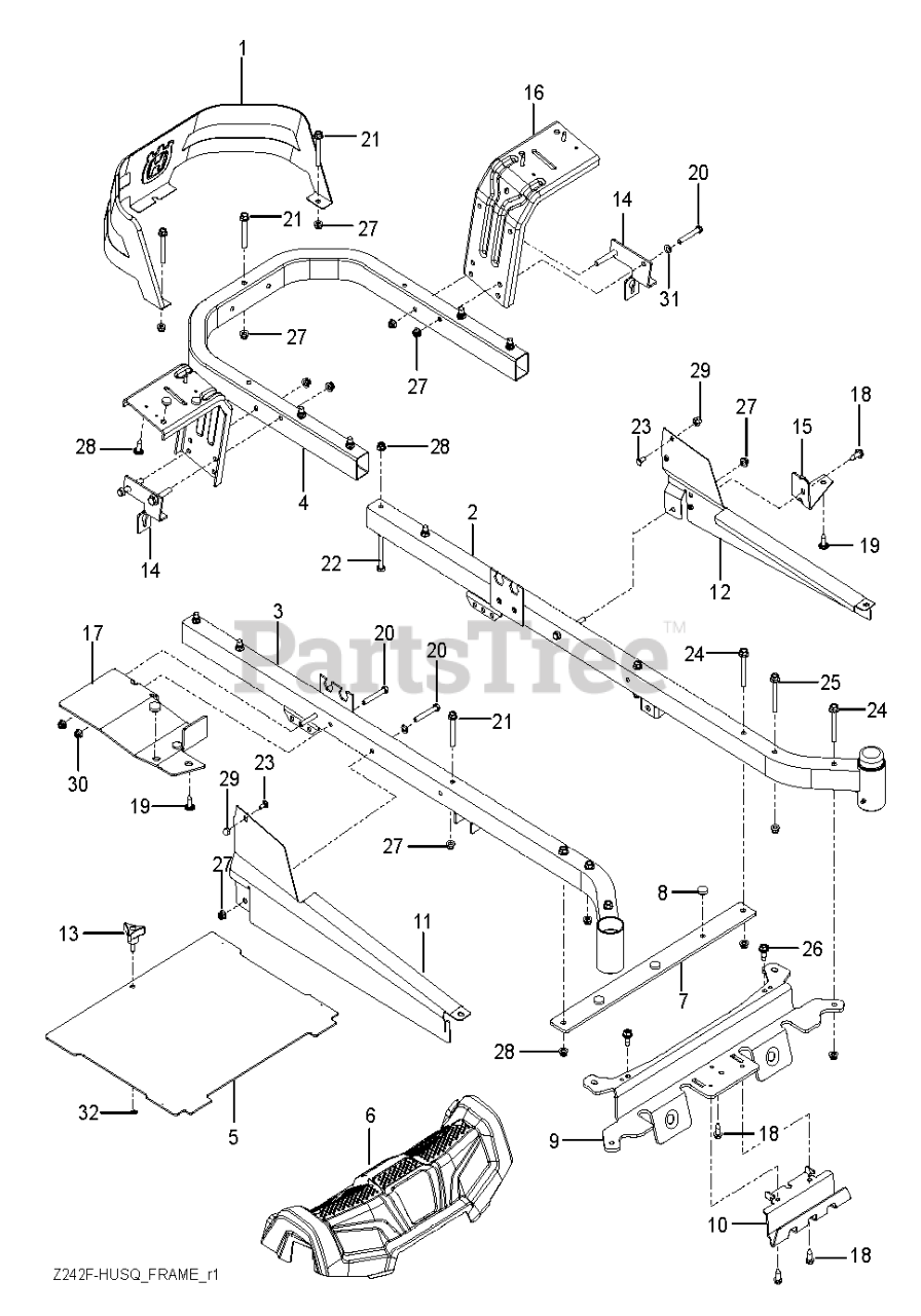 Husqvarna Z 242 F (967953801-01) - Husqvarna 42