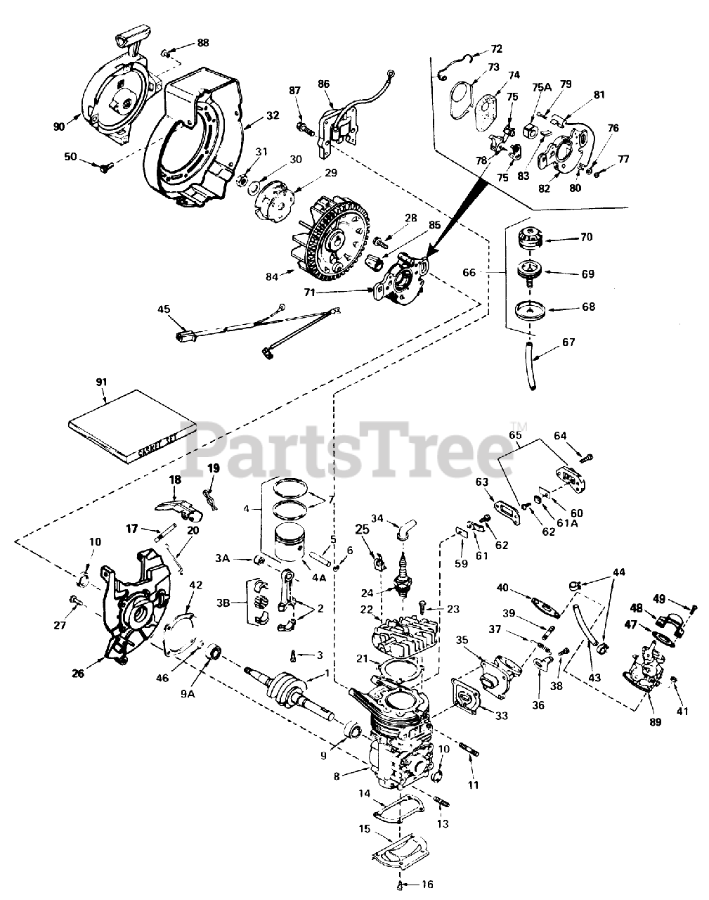 Toro 38120 (S-200) - Toro Snow Thrower (SN: 001000351 - 001999999 ...