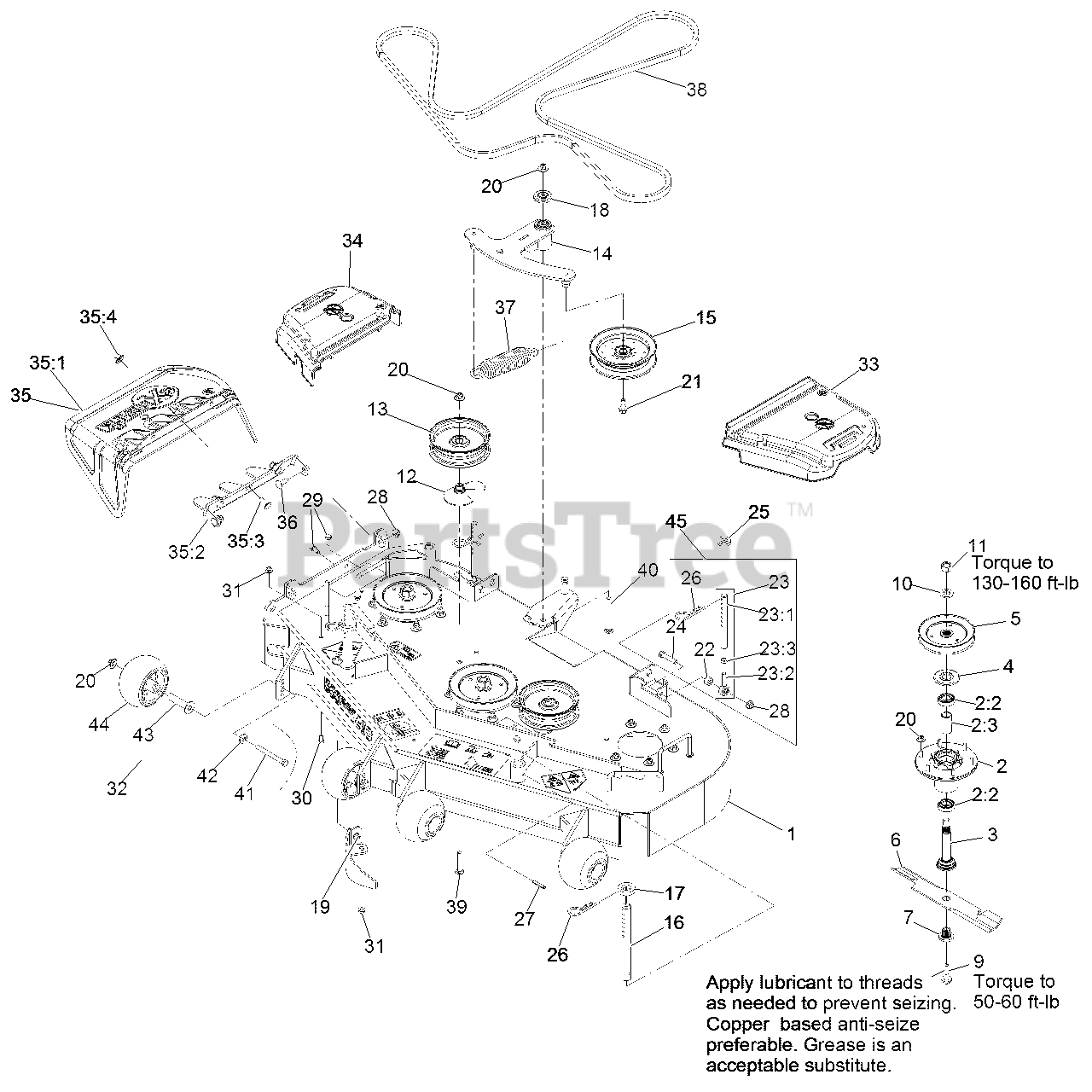 Exmark TTS481GKA48300 - Exmark 48