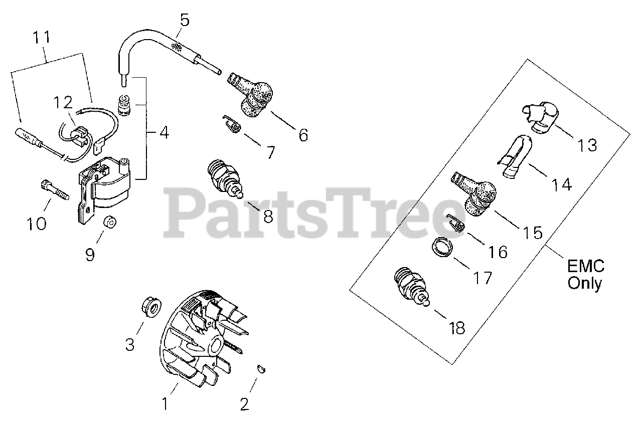 Shindaiwa T 220 Shindaiwa String Trimmer Flywheel Ignition Coil Parts Lookup With Diagrams 3559