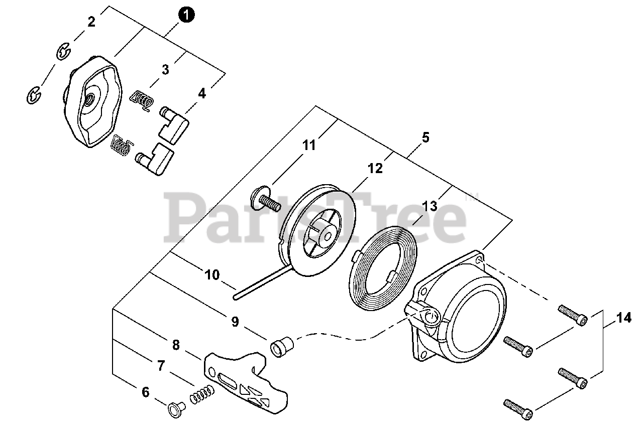 Echo PB580T Echo Backpack Blower Parts (SN P44813001001