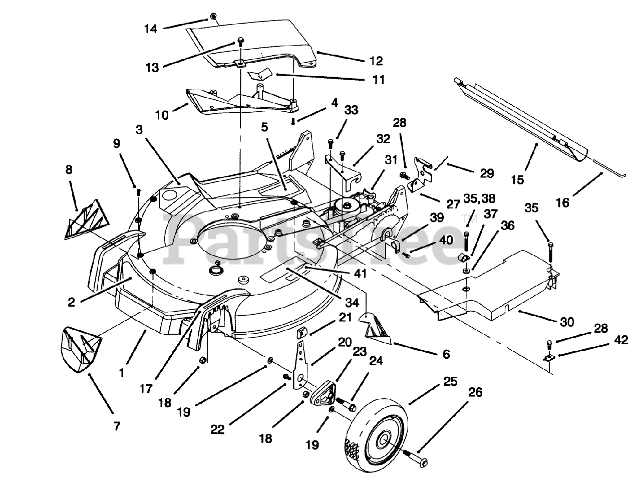 Toro 20465 - Toro Super Recycler Walk-Behind Mower (SN: 059000001 ...