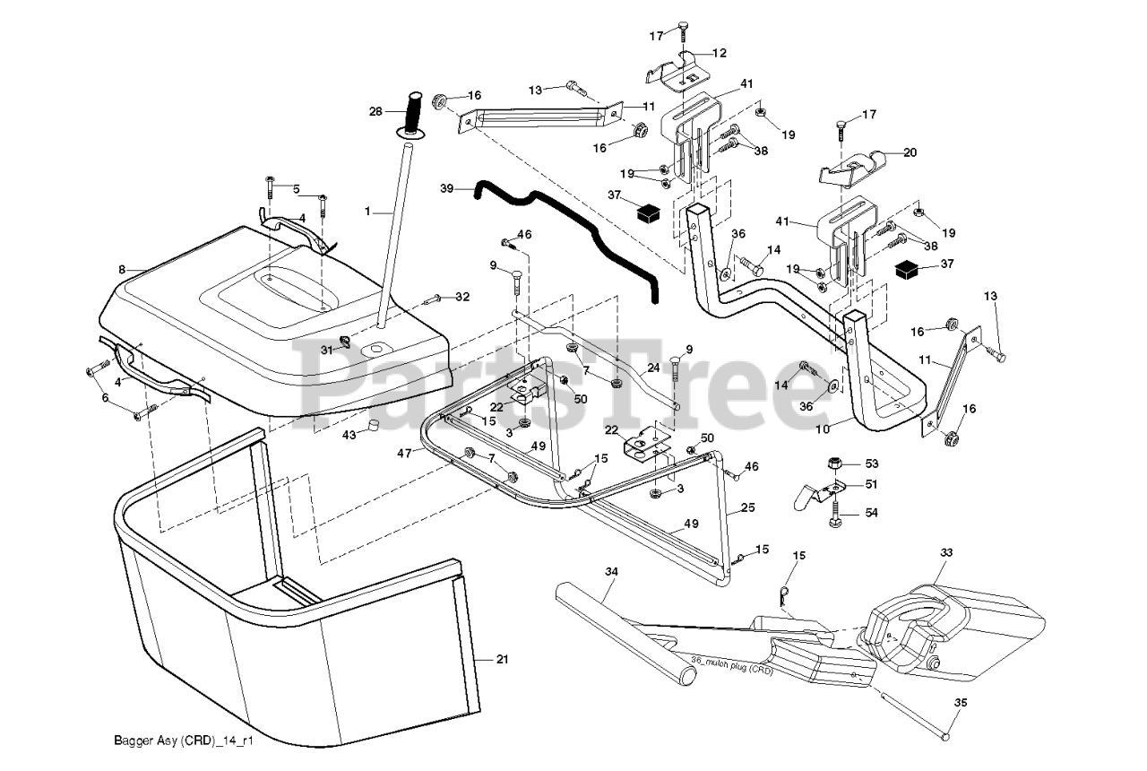 Husqvarna CT 131 (960610222-04) - Husqvarna Lawn Tractor (2010-02 ...