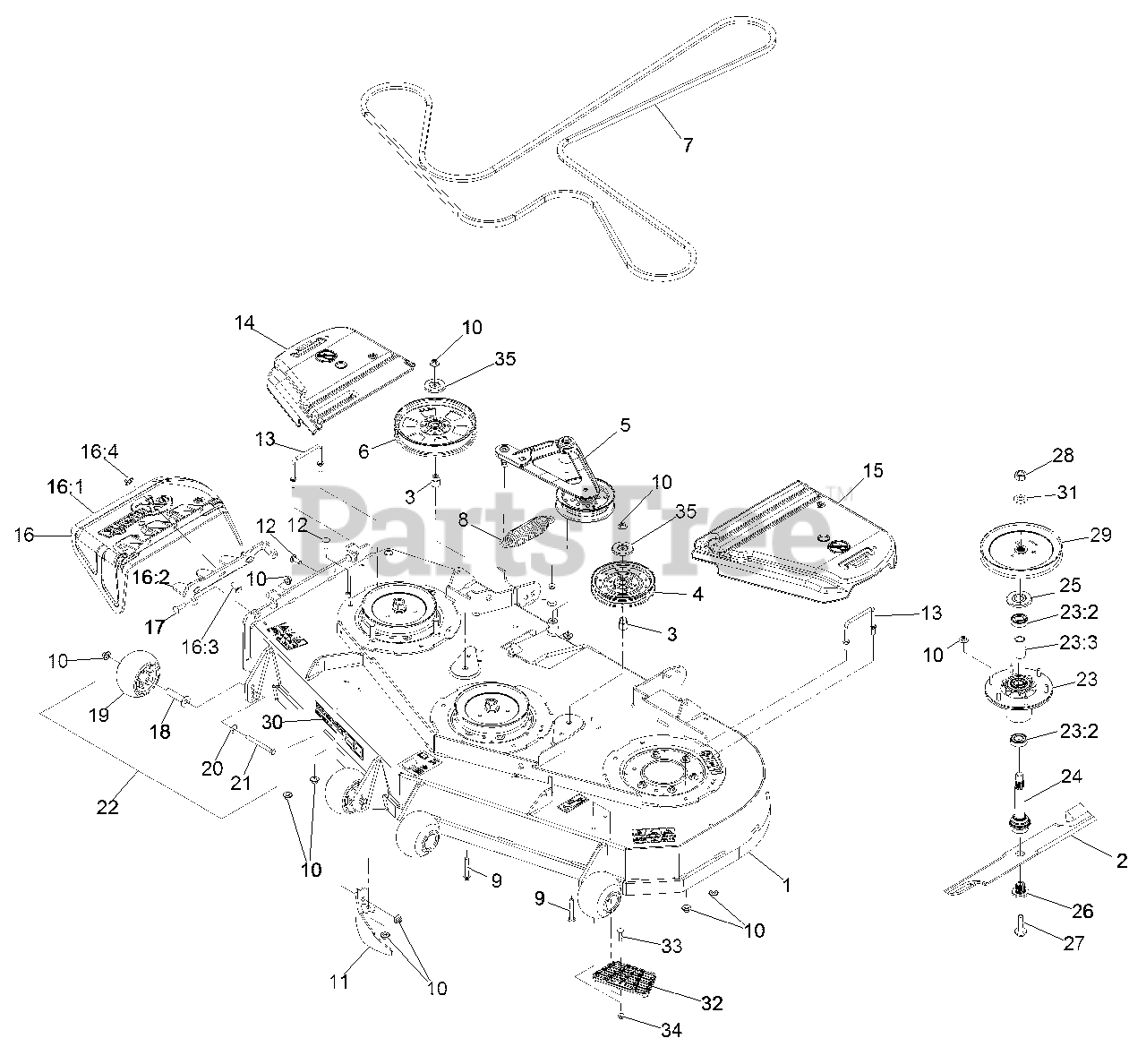 Exmark LZS749AKC604A1 - Exmark 60