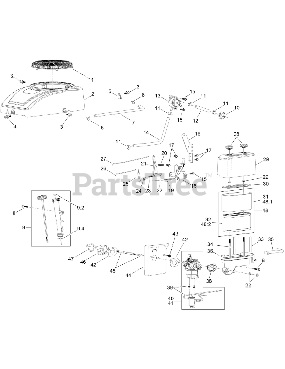 Toro timecutter 42 discount parts