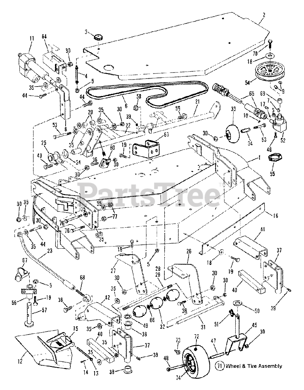 Snapper ZF 2200K (82371) Snapper ZeroTurn Mower, 22hp 61" Mower Deck