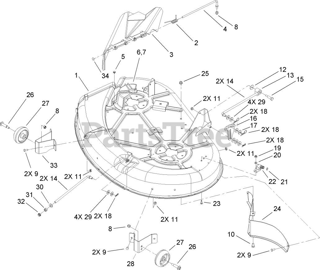 Toro 74425 (Z 530) - Toro 107cm TimeCutter Zero-Turn Mower (SN ...