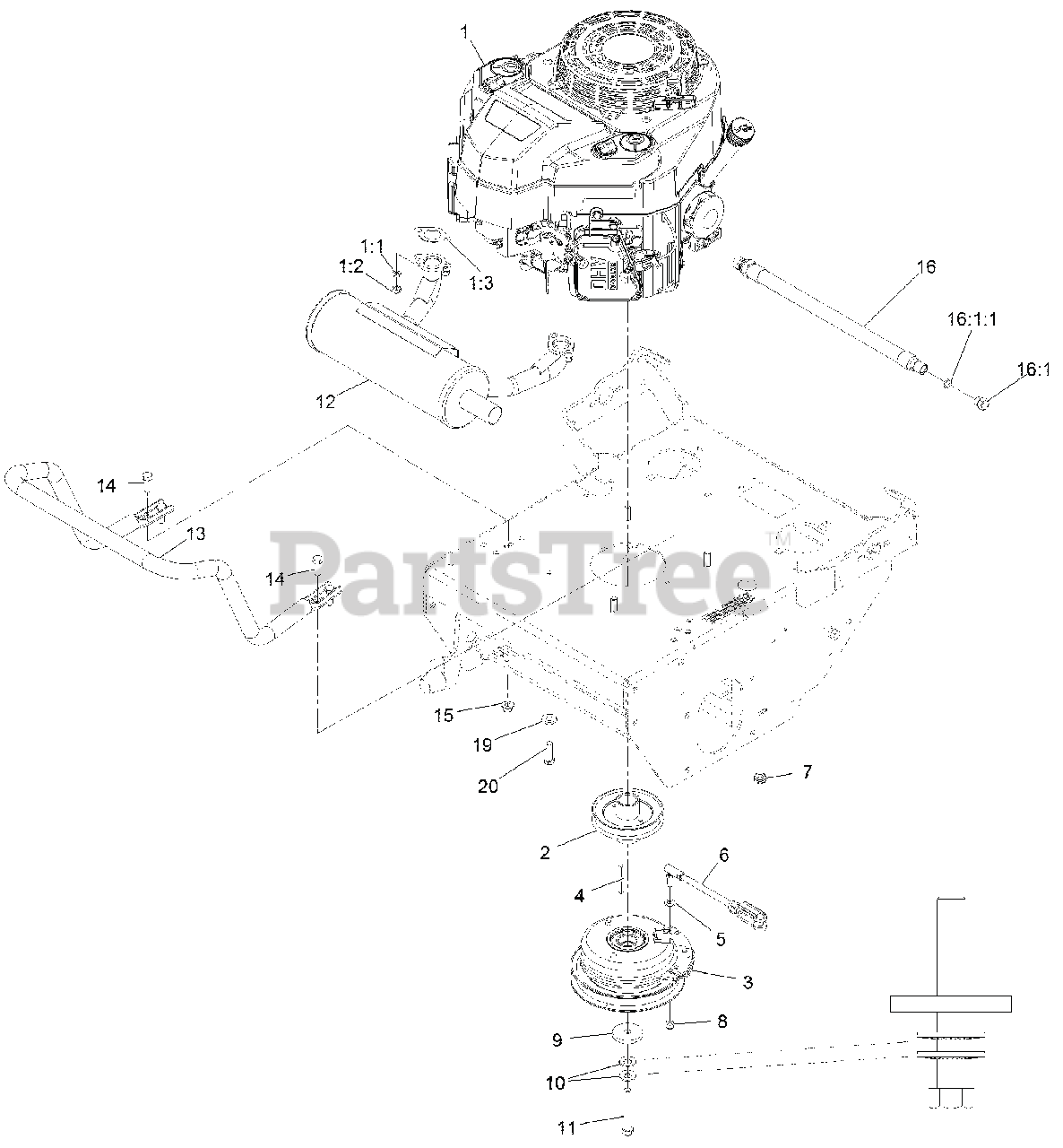 Exmark TTS600GKA483E0 - Exmark 48