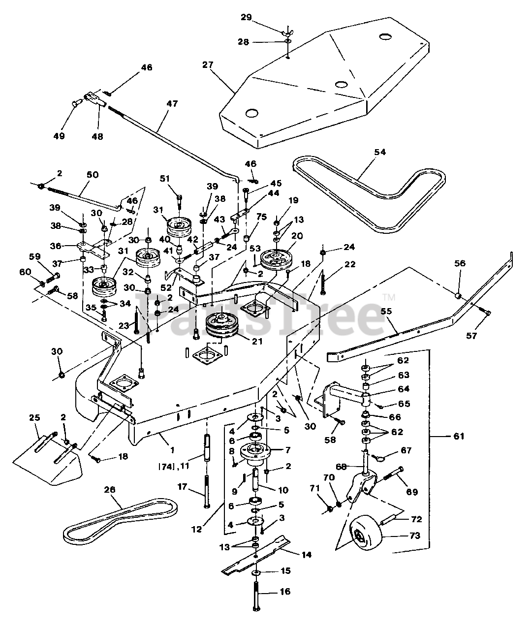 Exmark V48-14KO-5 - Exmark 48