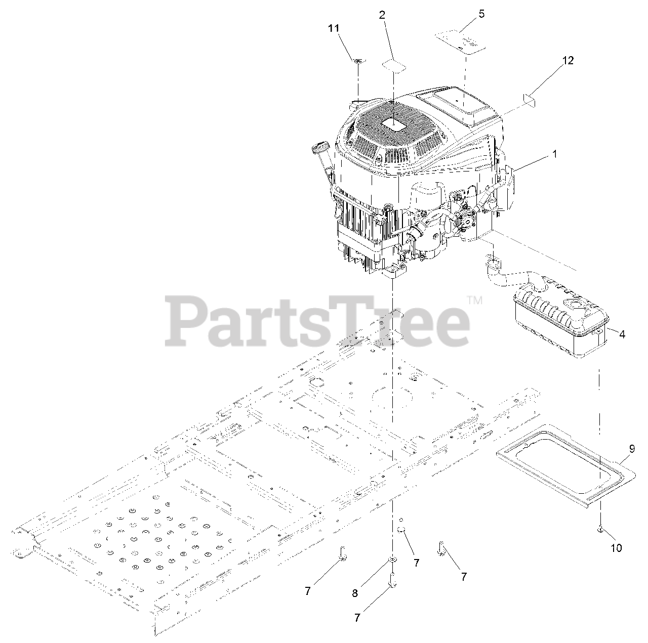 Exmark QTE708GEM50200 - Exmark 50