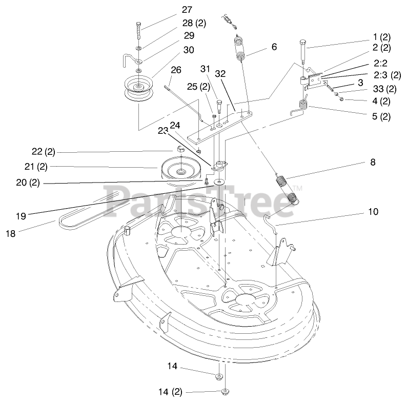 Toro 71185 (13-38 XL) - Toro Lawn Tractor (SN: 079000001 - 079999999 ...