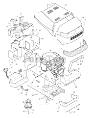 1996 murray riding online mower parts