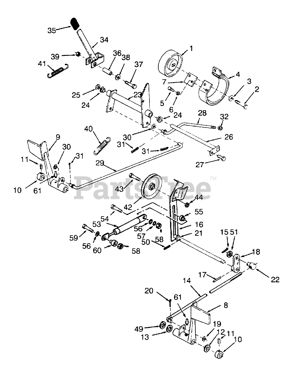 Toro 73400 (314-8) - Toro Garden Tractor (SN: 039000001 - 039999999 ...