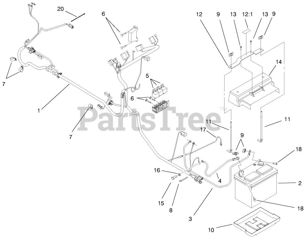 Toro 73560 (522 xi) - Toro Garden Tractor (SN: 089000001 - 089999999 ...