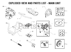 washer pressure snapper psi pw partstree diagrams parts unit main