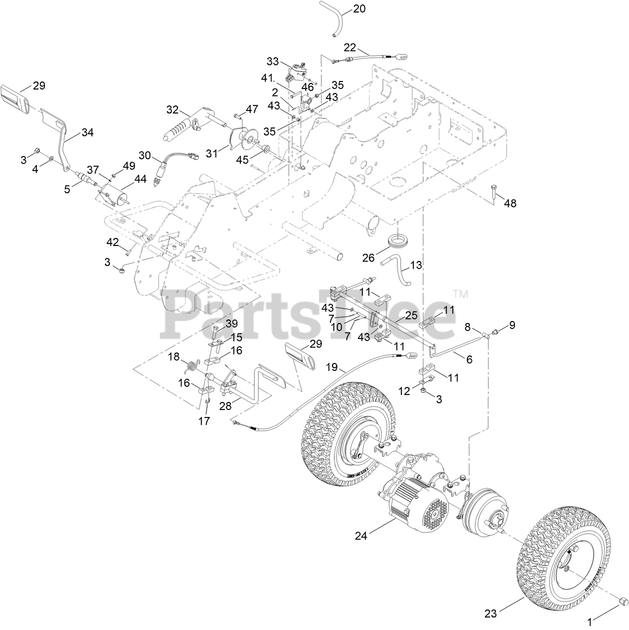 Toro 75500 (eS 3000 SD) - Toro 76cm Rear-Engine Riding Mower, 72V (SN ...