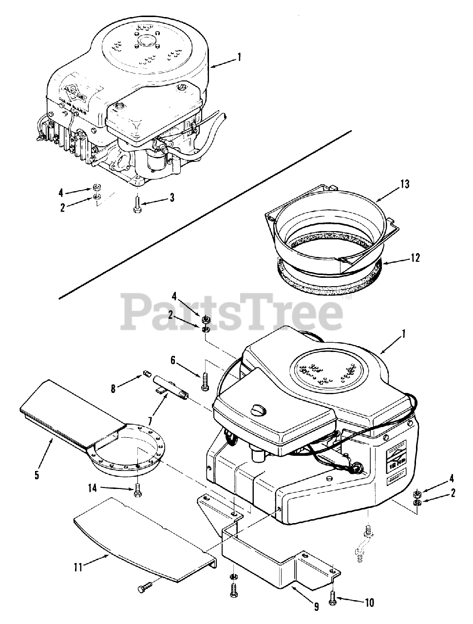 Toro lawn best sale mower engine parts