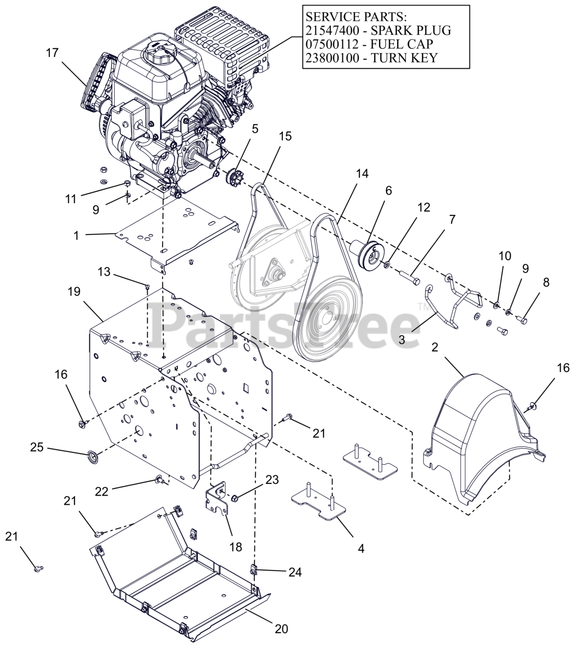 Ariens 920025 Ariens Classic 24" Snow Blower, Ariens AX engine (SN