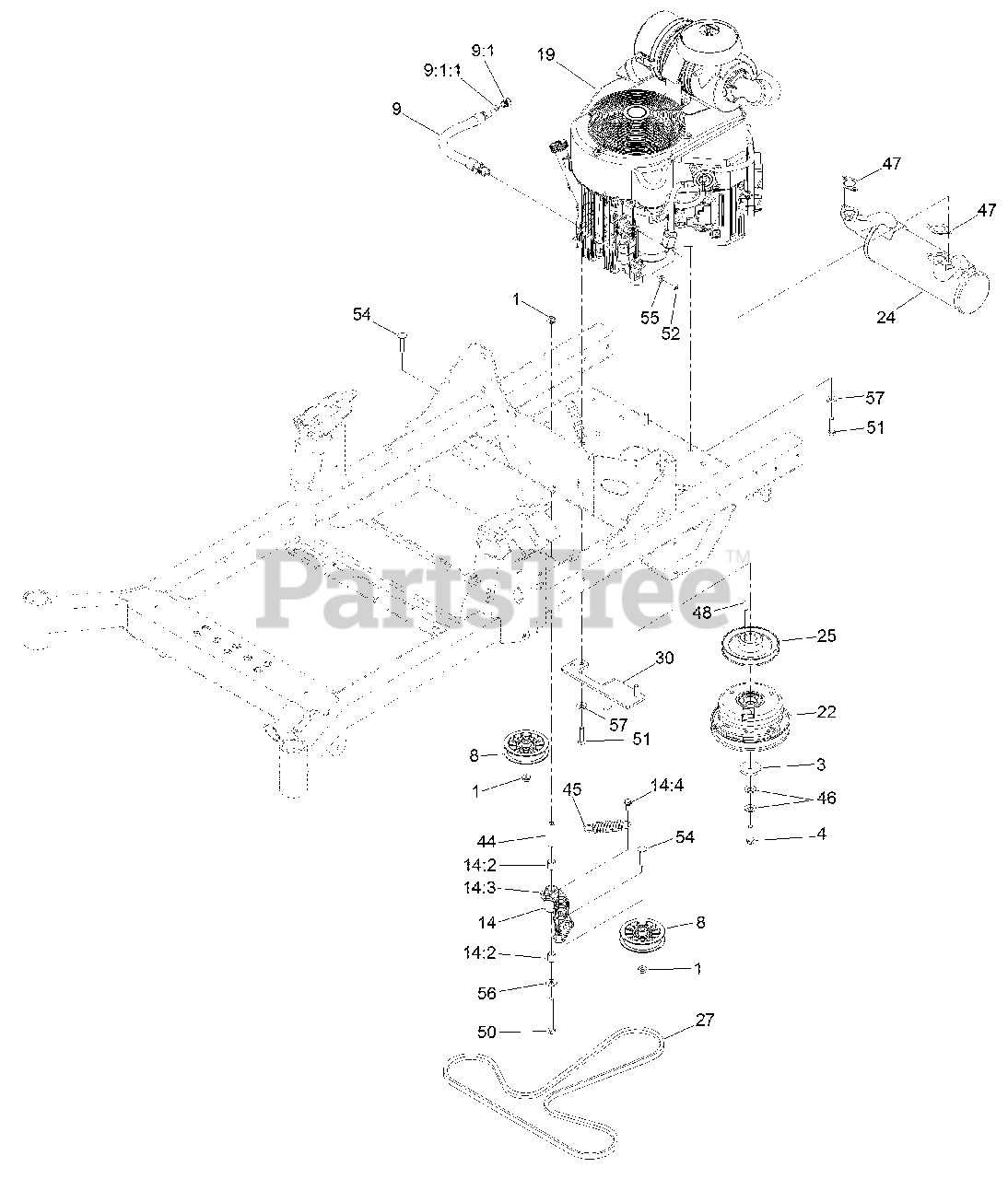 Exmark Rax691gka524a3 - Exmark 52