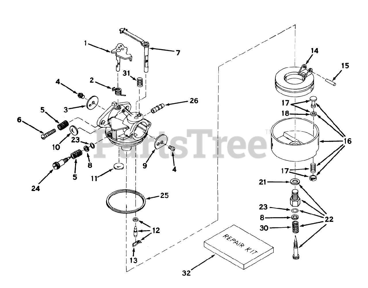 Toro 31625 (524) - Toro Snow Thrower (SN: 005000001 - 005999999) (1975 ...