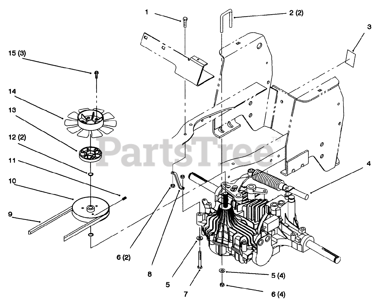 Toro 72102 (269-H) - Toro Lawn & Garden Tractor (SN: 069000001 ...