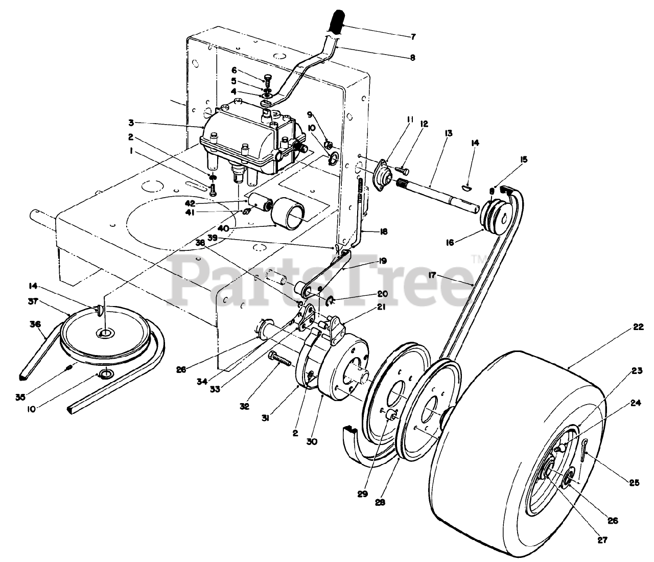 Toro 30111 - Toro ProLine Walk-Behind Mower, Gear Drive, 11hp (SN ...