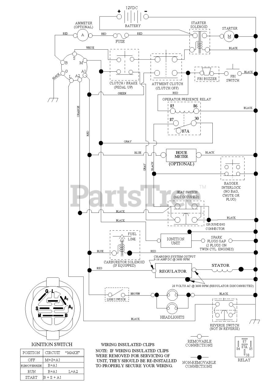 Husqvarna CT 131 (960610222-05) - Husqvarna Lawn Tractor (2010-11 ...