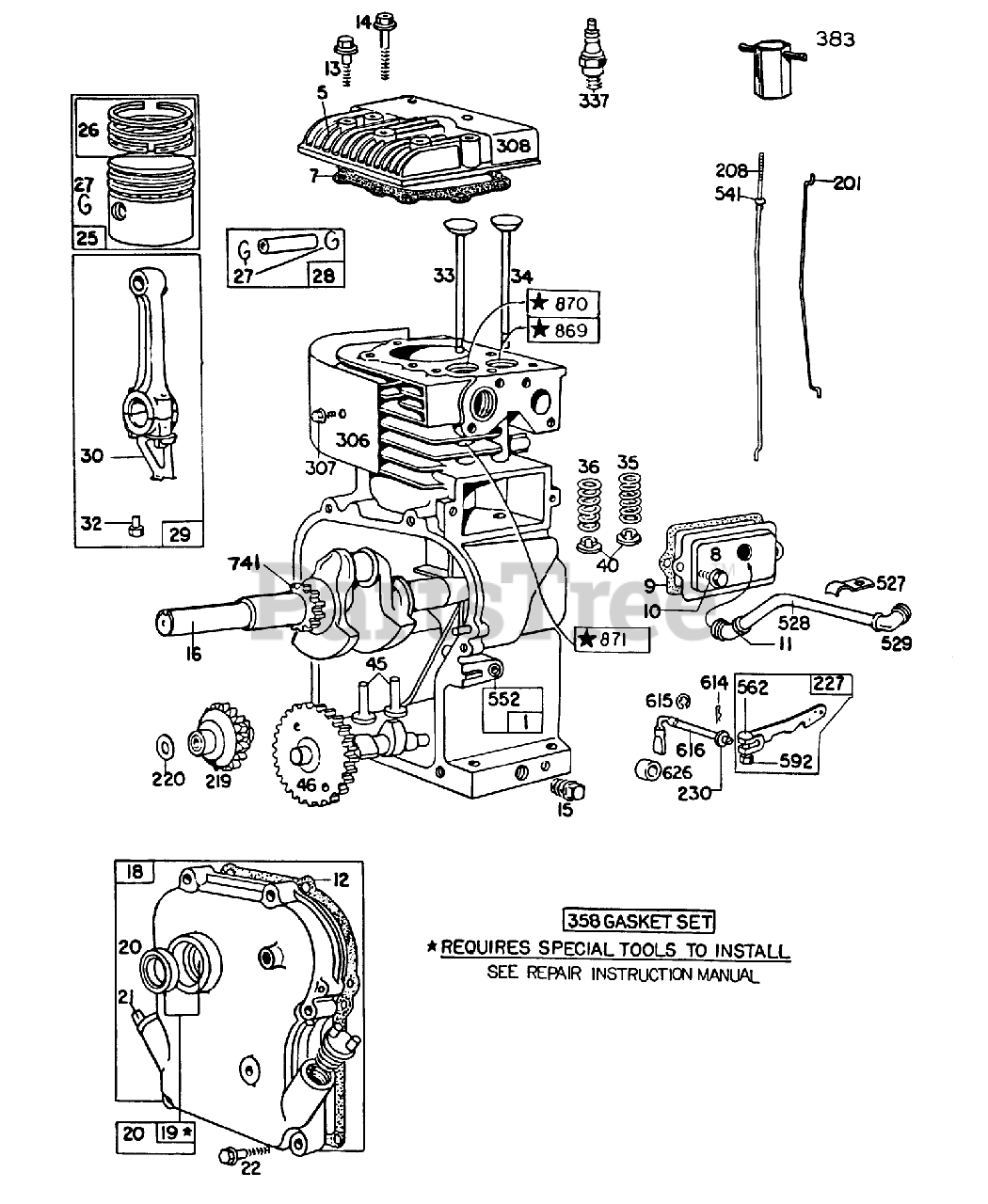 Toro 62923 Toro Lawn Vacuum 5hp Sn 006000001 006999999 1986 Engine Briggs And Stratton 8862